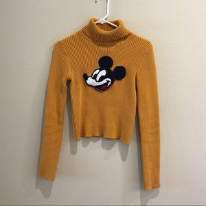 Forever 21- Disney Mickey Sweater- Yellow